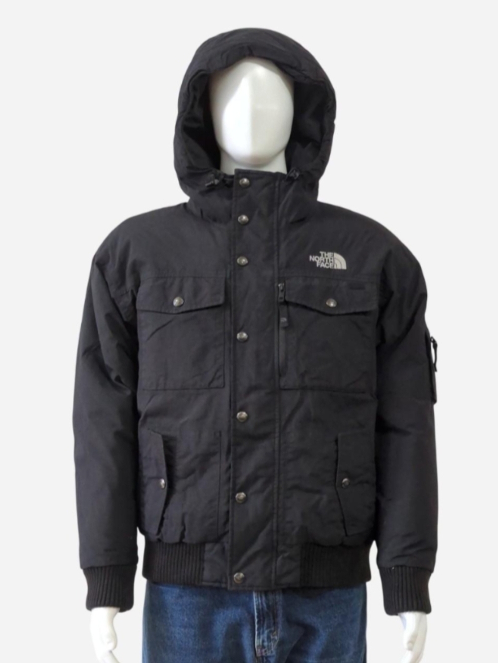 The North Face black bomber jacket Made Fall 2012 Size Small Down Feather‎